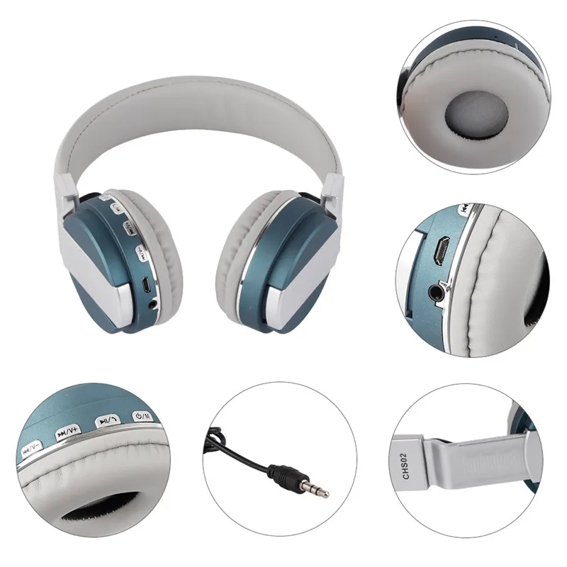 Wireless Bluetooth Headphones CHS02 Gaming Music Headset Compatible with Various Devices for All Smart Phone