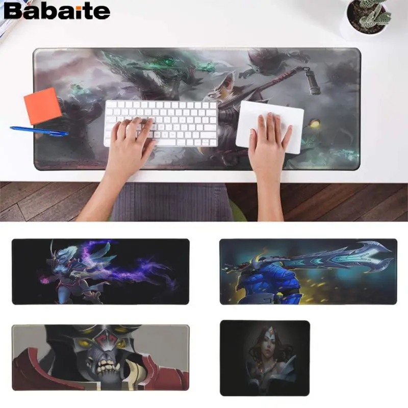 

Babaite Top Quality dota 2 3 Rubber PC Computer Gaming mousepad Free Shipping Large Mouse Pad Keyboards Mat