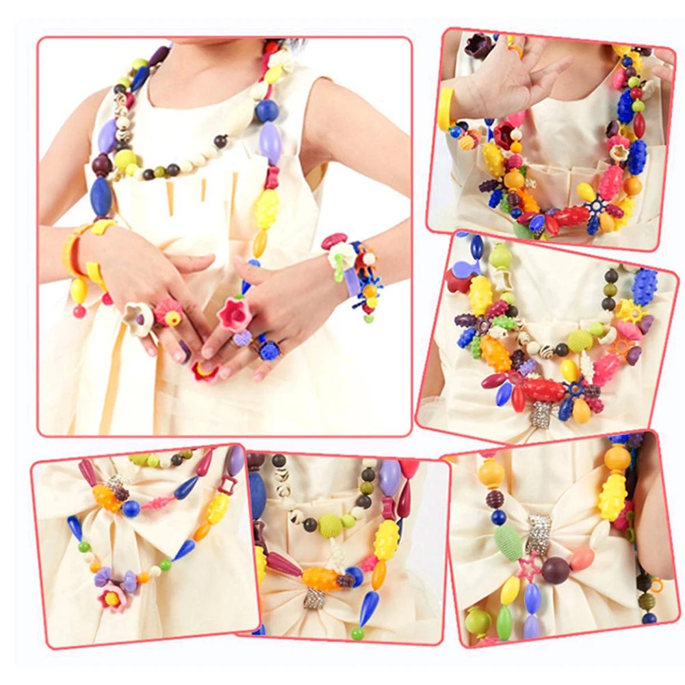 200/320/550 шт дети девочка DIY бусы ожерелье браслет ювелирные изделия делая игрушку