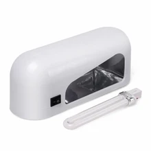 1 комплект 9 Вт светодиодный УФ-лампа для украшения ногтей отверждения геля для ногтей Сушилка для ногтей светодиодный Радужный набор ламп для ногтей США вилка для личного домашнего использования