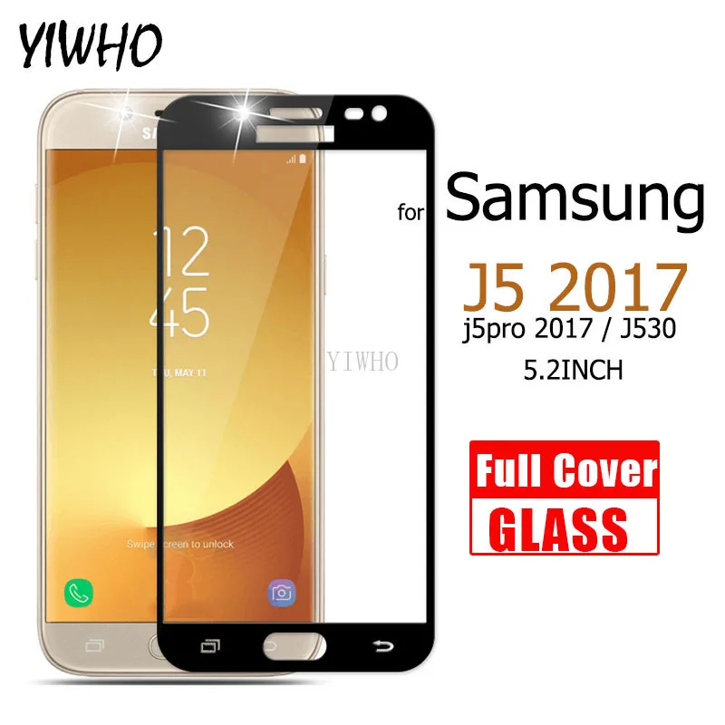 

For Samsung J5 2017 Protective Glass Screen Protector on For Samsung Galaxy J 5 J5pro J5 PRO J530F/DS J530Y/D Tempered Glas Film
