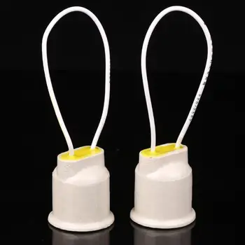 

4pcs Lamp Base E27 Ceramics Full Porcelain Adhesive Waterproof Fully Sealed Rain Proof Lamp E27 Lamp Holder Socket