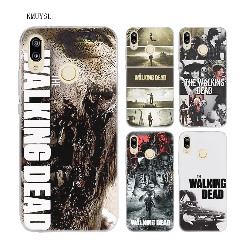

KMUYSL The Walking Dead Transparent Soft Case Cover Capa Fundas for Huawei Huawei P20 Lite Nova 3E