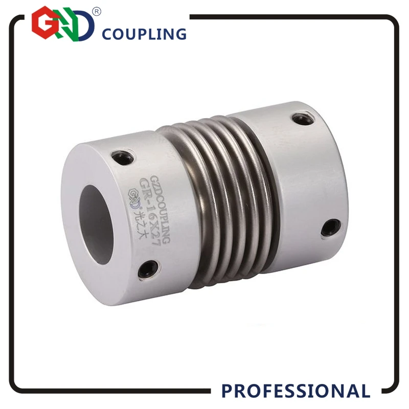 Ruland BC21 6 5 A 2024 Or 7075 Aluminum Hubs Bellows Coupling Clamp Style 0 375 X 0 313 Bores 1 313 Od