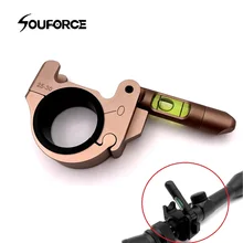 2 цвета, тактический держатель, диаметр 25-30 мм, с пузырьковым уровнем, подходит для прицела, кольцо, крепление для охотничьего ружья, аксессуары