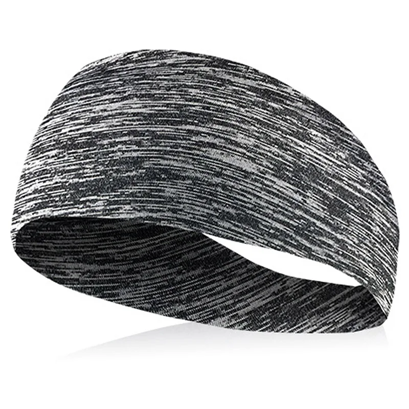 Sports Yoga Sweat Headband Absorbent Cycling Headbands Men and Women Sweatband Men Accessories Sport 1PC Men Hair Bands - Цвет: Grey