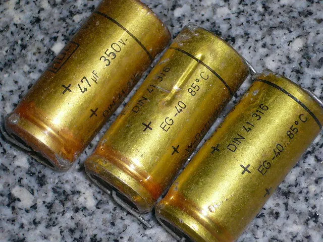 

[SA]ROE Germany DIN41316 series of axial gold fever- 350V 47UF preamp with bile Need--10pcs/lot