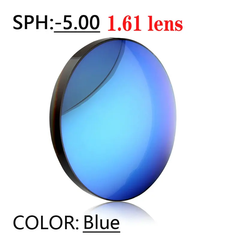 Близорукость очки по рецепту квадратные поляризационные солнцезащитные очки для Для женщин Для мужчин по рецепту очки модные близорукость унисекс UV400 FML - Цвет линз: black blue-500