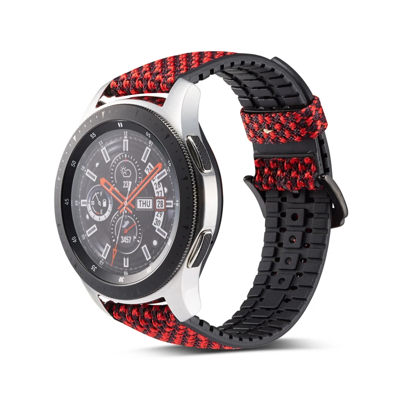 22 мм универсальный ремешок для Samsung Galaxy Watch 46 мм/Gear S3 Classic/S3 Frontier huawei watch gt