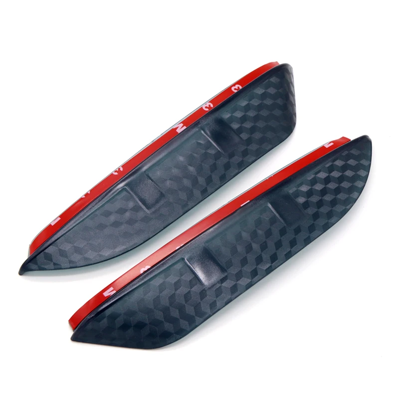 

abs Car-Stying Accessories Mirror Rain Eyebrow Cover Trim 2PCS for Peugeot 3008 / 3008 GT 2016-2018 / 5008 / 5008 GT 2017 2018