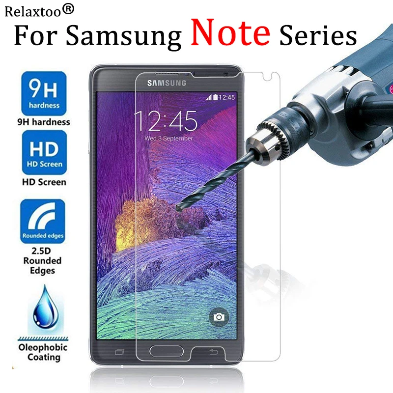 

For Galaxy note 3 Glass For Samsung note 4 Screen Protector note 2 5 Sumsung Protective Film 9H 2.5D Tempered Protection Glas