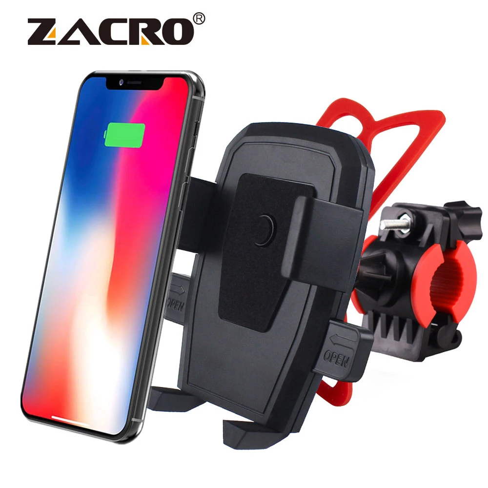 

Zacro Anti Slide Bike Bicycle Holder Handle Phone Mount Handlebar Extender Holder For 3.5'' to 6.5'' Phone Cellphone GPS