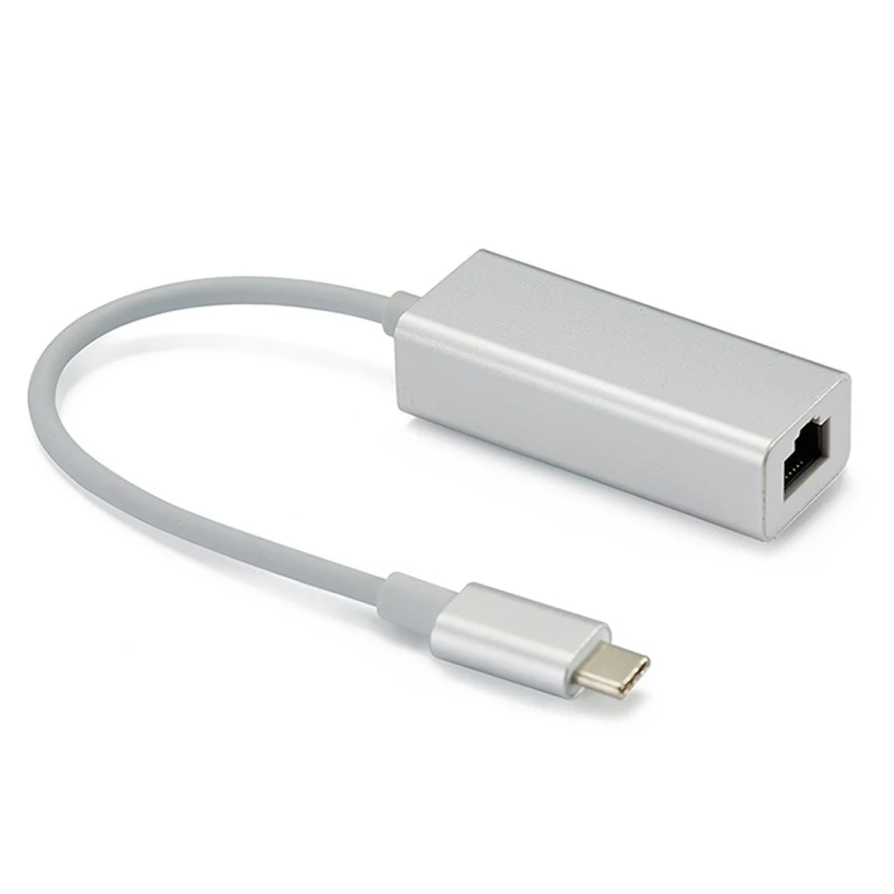 

New USB-C Type-C To LAN RJ45 100M Network USB3.1 Cable Adapter
