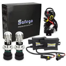 Safego 1 компл. 55 Вт H4-3 би ксеноновые Комплект 9007 9004 H13 Hi Lo BI-XENON фар автомобиля луковицы 55 вт 6000 К DC12v