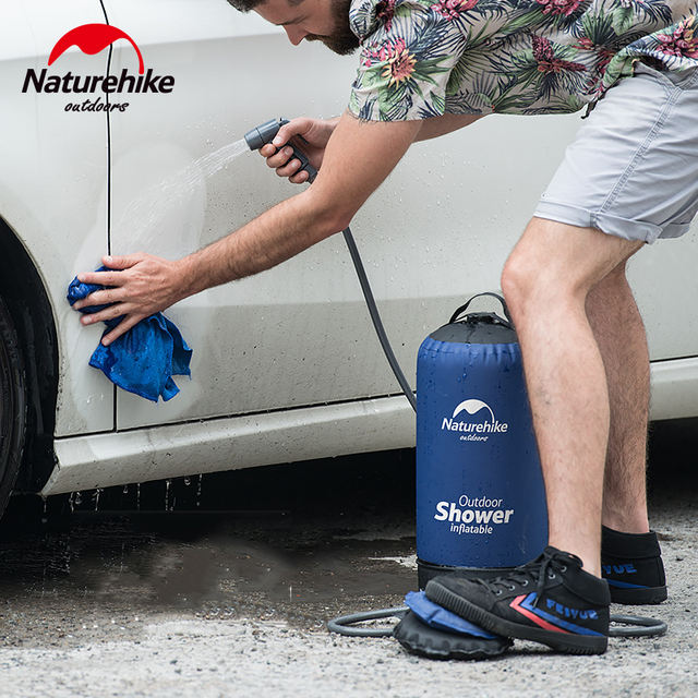 Naturehike 11L Outdoor Camp Shower Water Bag Foldable Mountainotes