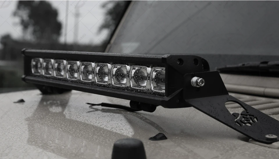 WINING 120 Вт 27,4 дюймов 6D светодиодный светильник Однорядный светодиодный светильник для Wrangler JK 4x4 внедорожный SUV 9D рабочий светильник