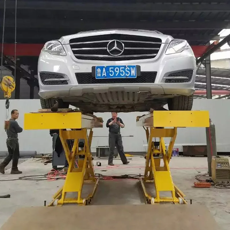 High Quality 3500 Kg Capacity Durable Hydraulic Big Scissor Car Lift