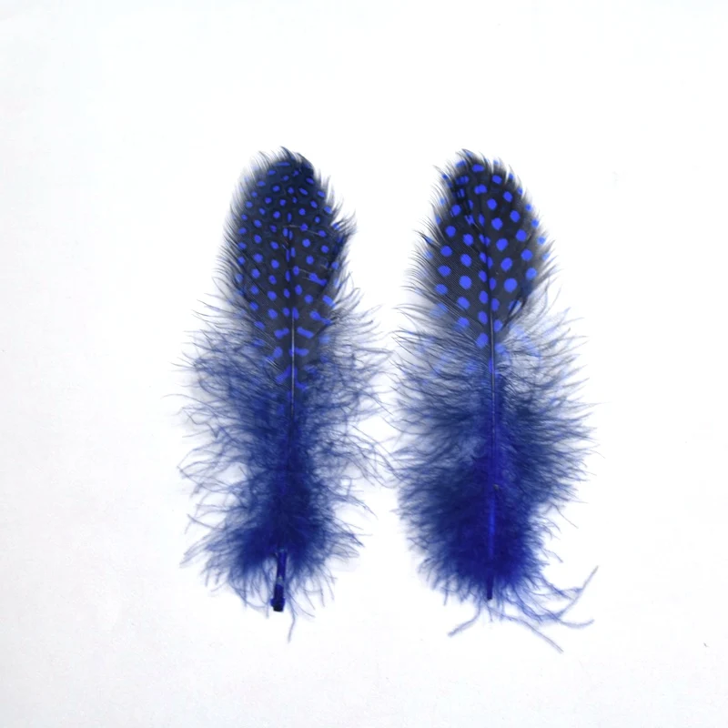 Royal blue Wholesale20-100PCS/лот перламутровые фазаны перья 2-" /5-10 см натуральный пятнистый Куриные перья DIY Маски ювелирные аксессуары Шлейфы - Цвет: Royal blue