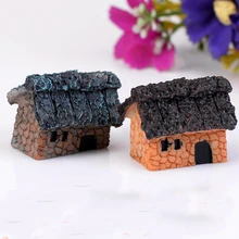 1PC Fairy Garden Miniatures Villa Figurine Castles Terrarium Figurines Mini House Miniature Garden Decoration Fairy Figurines
