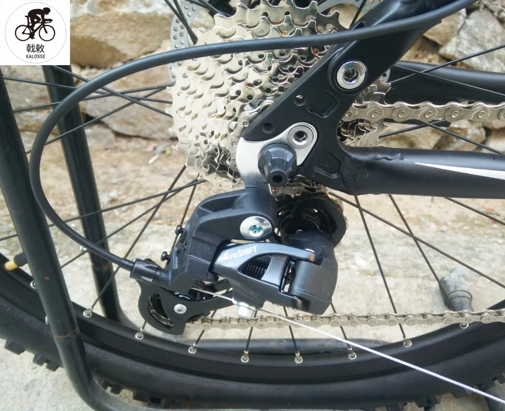 Sale Kalosse Soft tail frame   AM/XC   DIY  colors  26*2.35 tires   Microshift 30speed  Hydraulic brakes  mountain bike 13
