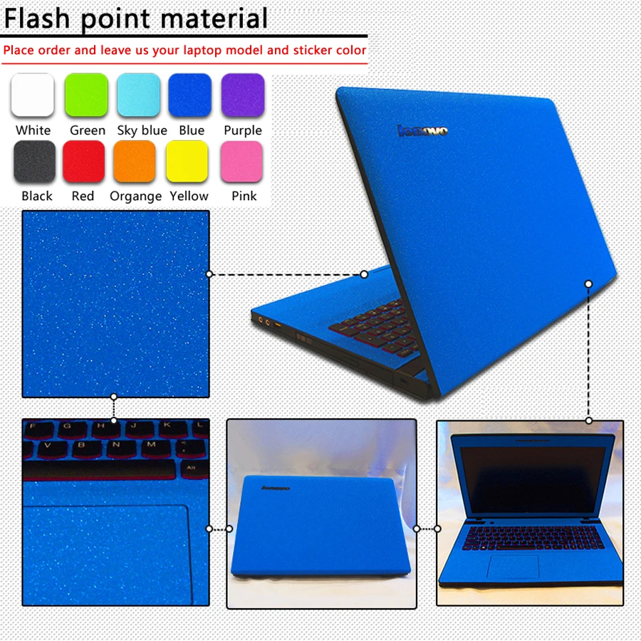 2017 Pure Color ABC sides Laptop Sticker Dustproof Skins Decal Stickers