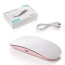 6 Вт Светодиодный УФ-Сушилка для ногтей леча светильник 60S таймер USB Портативный(гель-Маникюр) на основе полирует