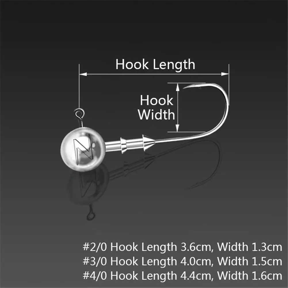 2#-4# круглая свинцовая головка рыболовный крючок JH-17 джиг софтбейт из высокоуглеродистой стали рыболовные крючки для червя окуня карпа приманки рыболовные снасти