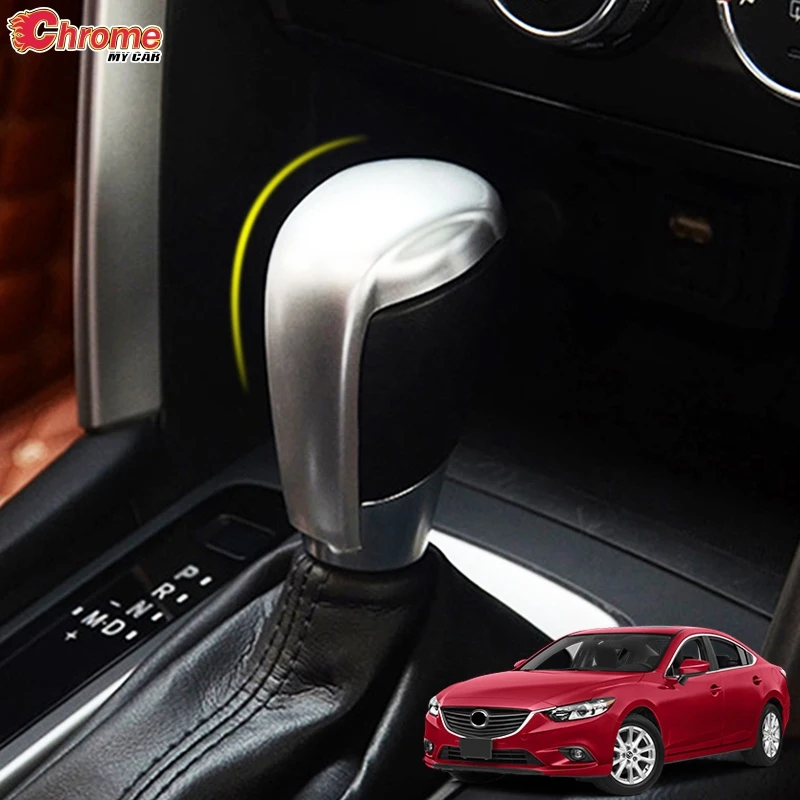 Хромированная накладка на головку переключения передач для Mazda 6 Atenza GJ 2013 2014 2015 2016