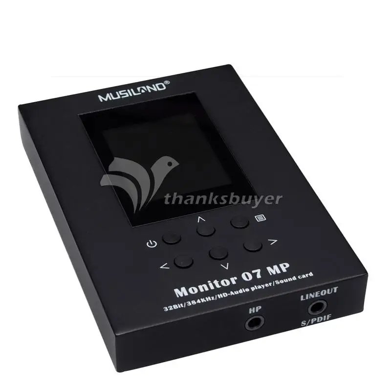 MUSILAND 07MP 32bit/384KHz Sound Card HD-Audio Player PDA Mobile Android iOS Linux Mac Windows PCM DSD USB DAC Amplifier