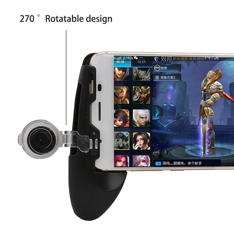  Controle Joystick Celular Game Pad Joystick Grip Extended Handle Controller for PUBG Android Smartp