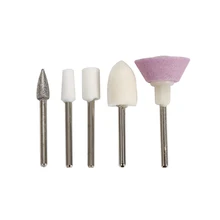 ELECOOL 2,35 мм керамическая кутикула для очистки заусенцев для ногтей Шлифовальная головка роторная фреза инструменты для маникюра и педикюра