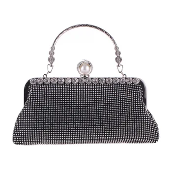 

Bridal Wedding Totes Purse Shining Small Women Evening Party Crystal Shoulder Bag Diamonds Handbag for Ladies Girls