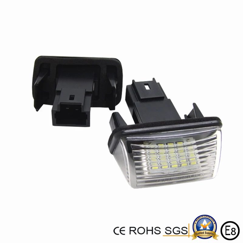 Светодиодный номерной знак для Citroen C3 C5 Berlingo 2 шт. 12 В Peugeot 206 207 306 307 308 406 407 5008 C5|license