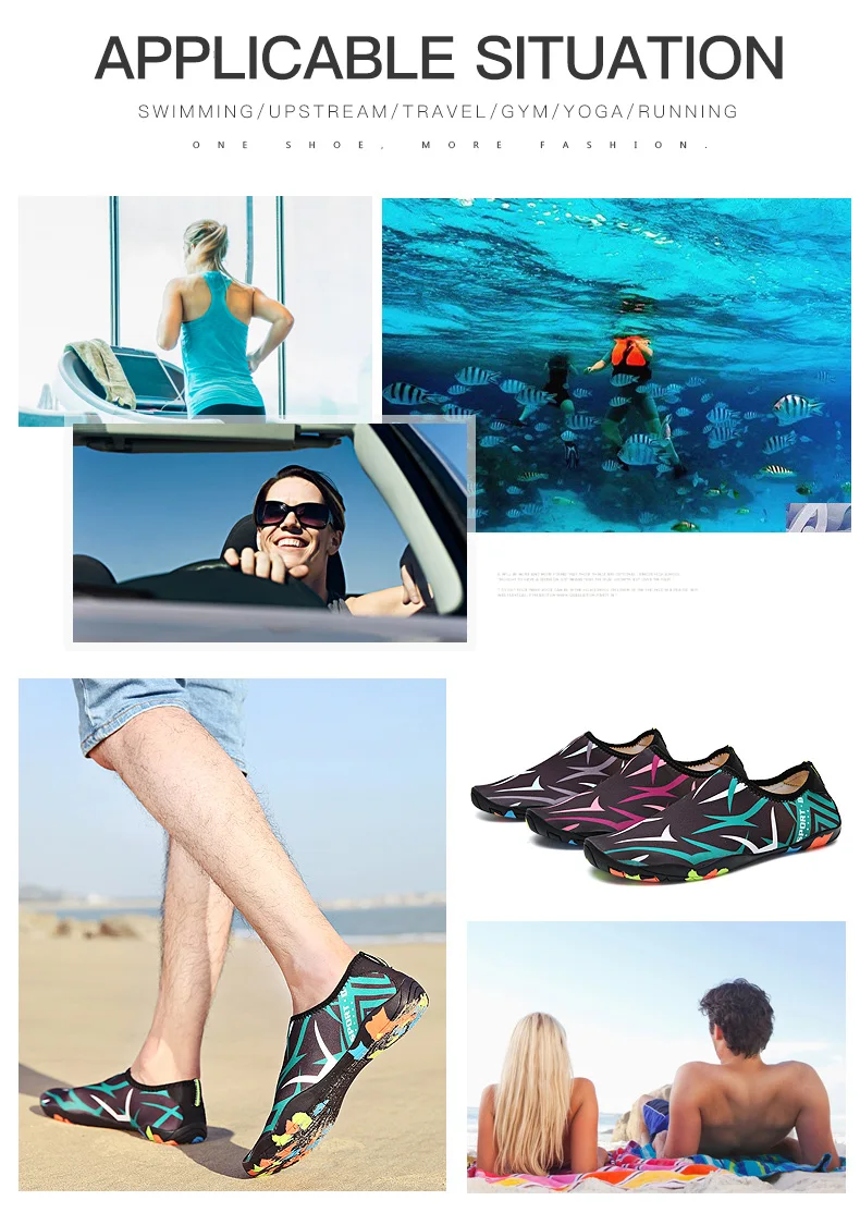 Clorts Summer Water Shoes Men Beach Sandals Upstream Aqua Shoes for Women (4)
