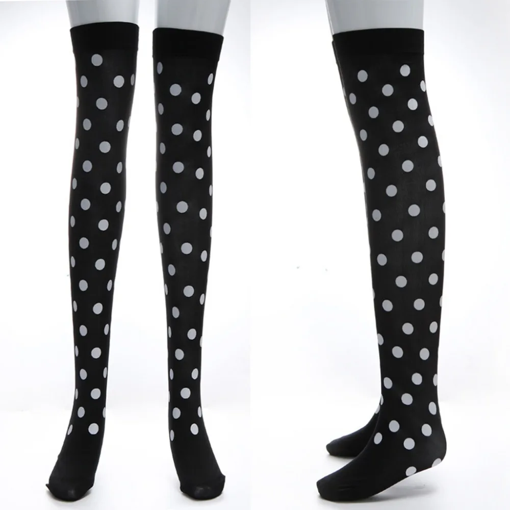 

Halloween Skeleton Long Knee High Socks Costume Masquerade Carnival Cosplay Soft