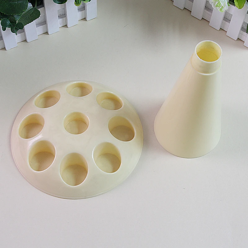 DIY Fondant Cake Decorating Cream Piping Icing Nozzle Pastry Bag Holder Tray Stand Kitchen Accessories