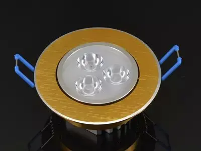 

2018 Led Spotlight 10pcs 3*1w Down Light,,ac95-265v Lighting,with High Brightness,free Shipping