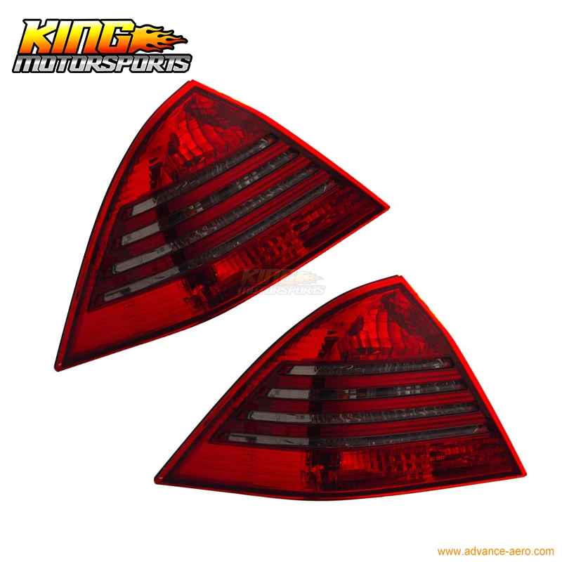 

For 2000-2004 Mercedes-Benz C Class W203 Tail Lights Red Smoke 01 02 03 USA Domestic Free Shipping