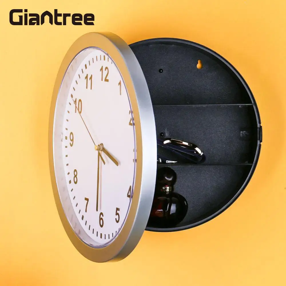 

giantree Secret Safe box Wall Clock Lock Box Money Jewellery Mechanical Storage Box Stuff Creative Home Gifts Home decoration