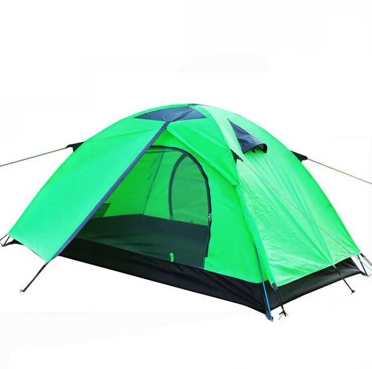 Палатка для кемпинга с алюминиевым каркасом двухслойная палатка улицы|tent mat|tent