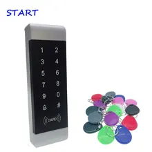 Замок рчид Системы 125 кГц двери Rfid карты контроллер доступа к паролю с сенсорной клавиатурой Wiegand Вход/выход регулятора двери