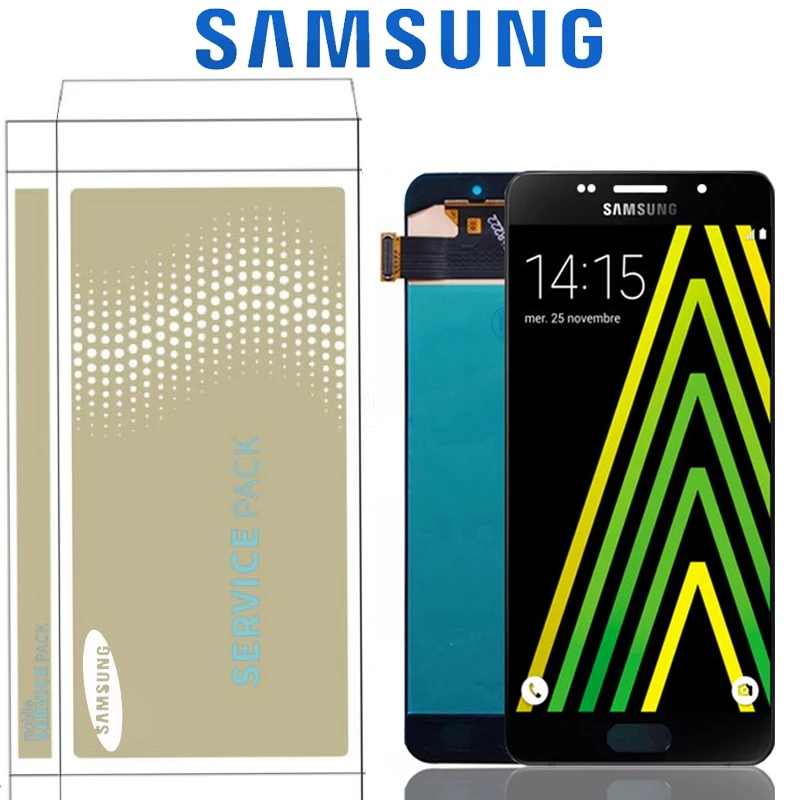 

5.2'' Original Super AMOLED LCD For Samsung Galaxy A5 2016 A510 A510F A510M A510FD Display With Touch Screen Digitizer Assembly