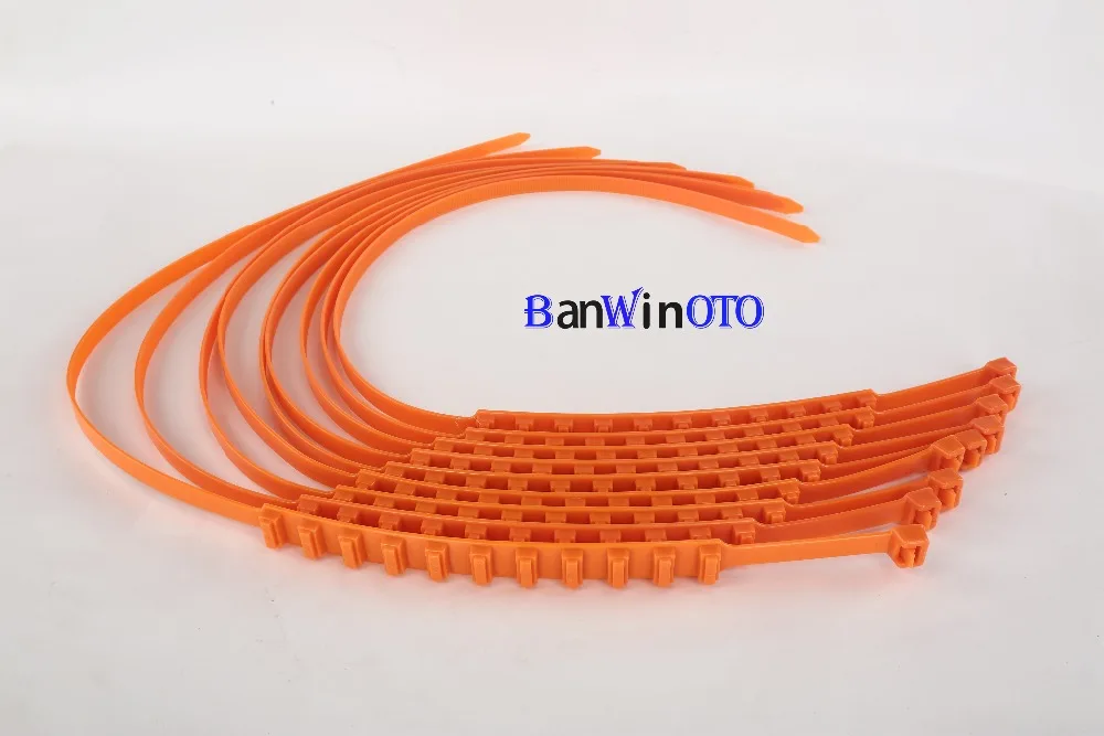 BANWINOTO 10 шт./партия автомобильные Универсальные пластиковые зимние шины цепи