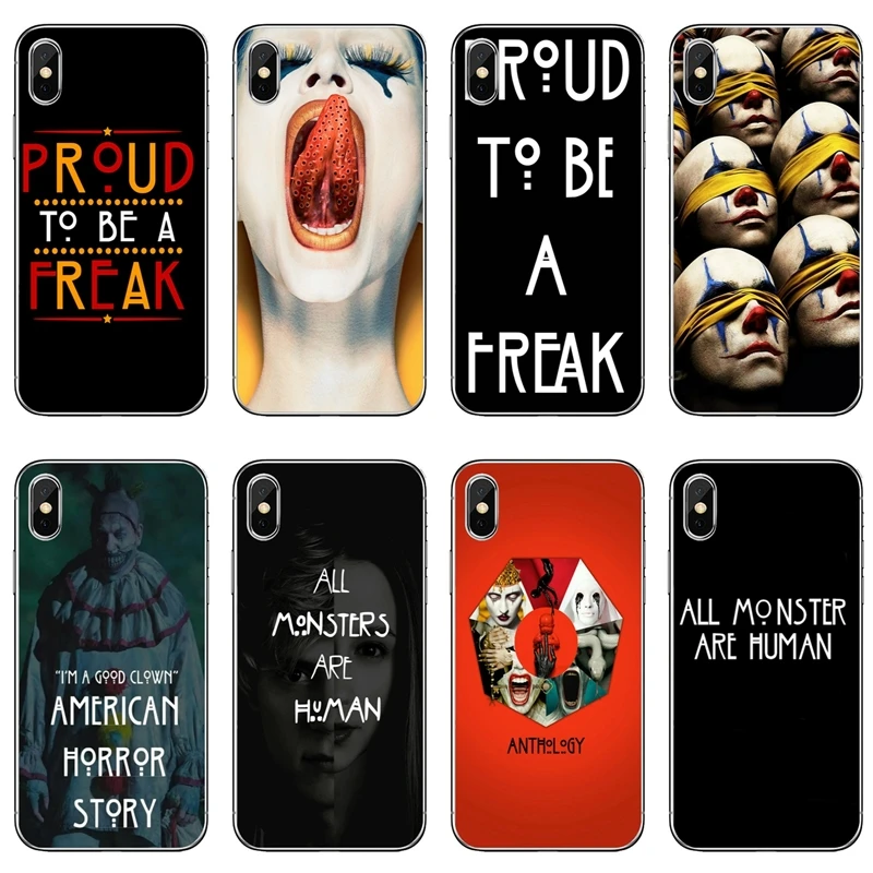 AHS American Horror Story для Apple iPhone 8 plus 7 plus 6s 6 plus X XR XS Max SE 5S 5c 5 4S 4 Мягкий термополиуретановый Чехол для мобильного телефона чехол