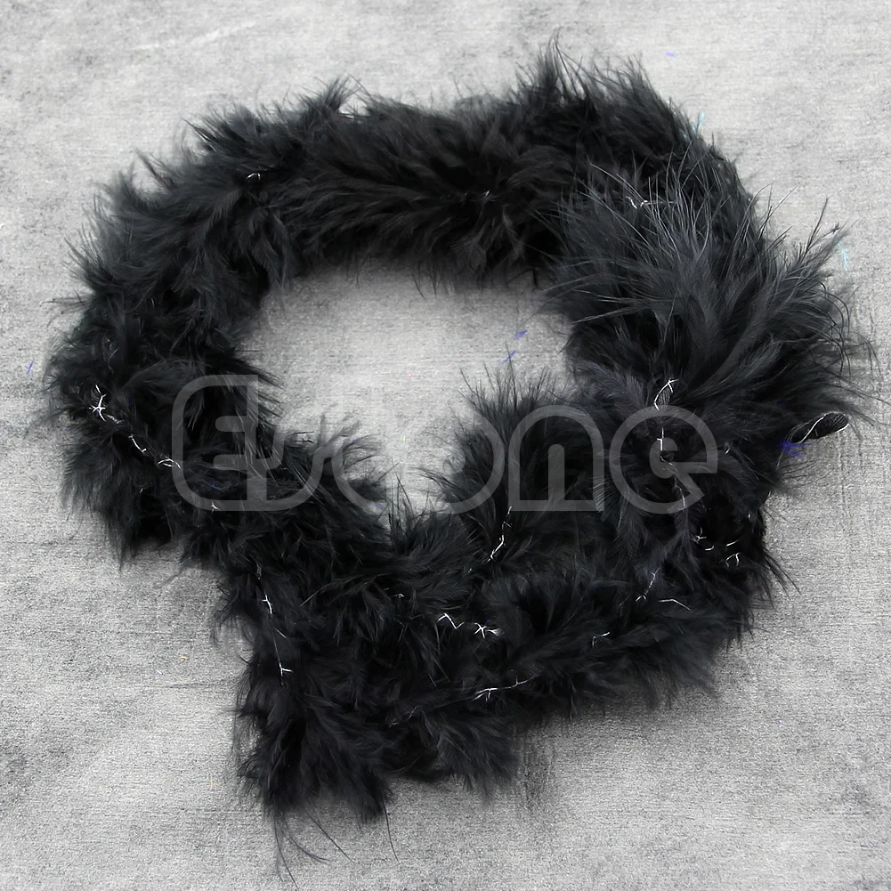 

2 Meters Colorful Marabou Feather Boa For Burlesque Boas Fancy Dress Party Hot