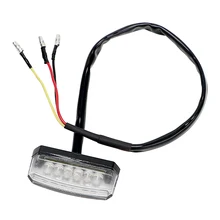 Universal Rear Lights Motorcycle Lighting for ATV Quad Kart Moto Tail Brake Stop Light Indicator Lamp Motorbike Accessories