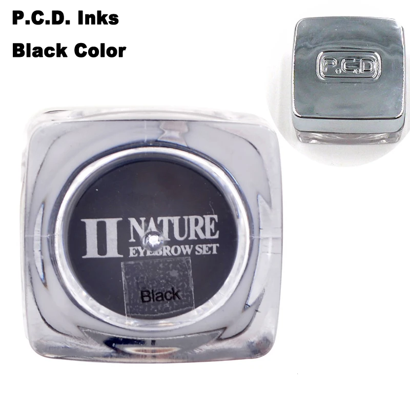 PCD-Bright-Coffee-Paint-Professional-Eyebrow-Micro-Tattoo-Ink-Set-Lips-Microblading-Permanent-Makeup-Pigment-Colorfastness-Black