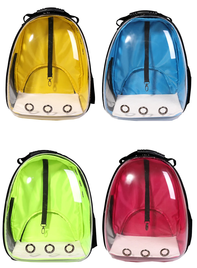 Портативный водонепроницаемый рюкзак для кошек, переноска для домашних животных, прозрачная дышащая сумка с пузырьками, большое пространство, переноска для домашних животных
