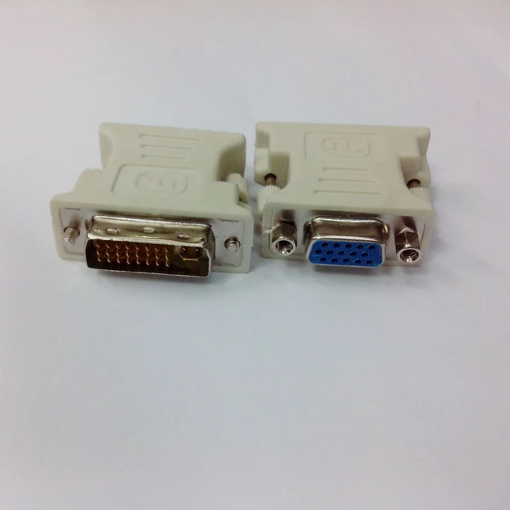 DVI24 + 5 до VGA адаптер двойной разъем монитора к DVI Конвертер Адаптер шт./лот |