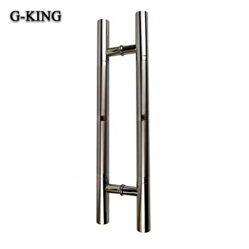 

Promotion stainless steel door handle glass door handle new wooden door single / double door art handle 104D